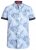 D555 Santana Hawaii Shirt Sky Blue - Hemden - Overhemden Grote Maten Heren