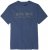 Adamo Simon Regular fit Printed T-shirt Denim Blue - T-shirts - Grote Maten T-shirts Heren