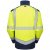 Leo Bowden Ecoviz Softshell Jacket Hi-Vis Yellow/Navy Print - Werkkleding - Werkkleding Grote Maten Heren