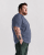 Motley Denim Stockholm T-shirt Light Indigo - T-shirts - Grote Maten T-shirts Heren