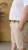 Kam Jeans 3402 Belted Dobby Weave Stretch Chino Shorts Beige - Shorts - Grote Maten Korte Broeken Heren