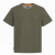 Motley Denim Stockholm T-shirt Dark Khaki - T-shirts - Grote Maten T-shirts Heren
