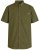 Motley Denim Zagreb Overhemd met korte mouw Donker khaki - Hemden - Overhemden Grote Maten Heren
