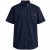 Motley Denim Zagreb Overhemd met korte mouw Marineblauw - Hemden - Overhemden Grote Maten Heren