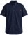 Motley Denim Zagreb Overhemd met korte mouw Marineblauw - Hemden - Overhemden Grote Maten Heren