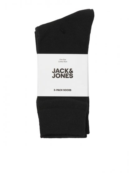 Jack & Jones Rafael Sokken Zwart 3-pack - Ondergoed & zwem - Grote Maten Ondergoed Heren