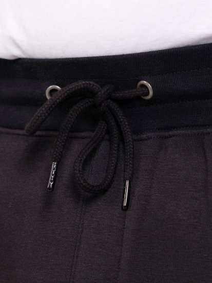 D555 Dexter 1 Cargo Jogger With Bear Embroidery TALL Zwart - TALL joggingbroeken - Joggingbroeken met TALL-pasvorm