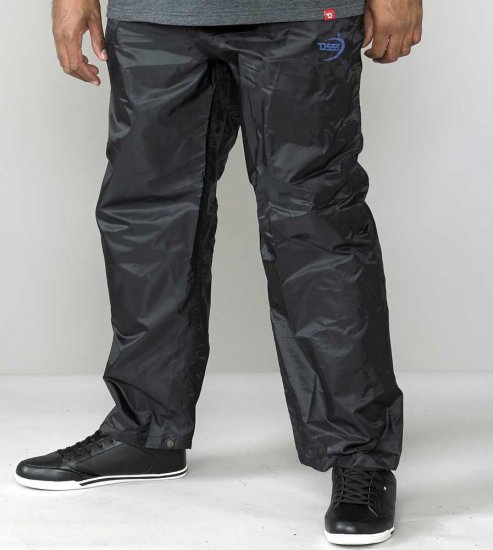 D555 Elba "Packaway" Rain Pants Black - Sportkleding & outdoor - Grote Maten Sportkleding Heren