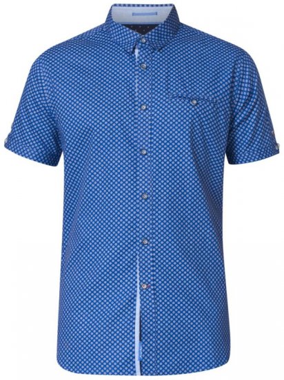 D555 Bobby Short Sleeve Shirt - Hemden - Overhemden Grote Maten Heren