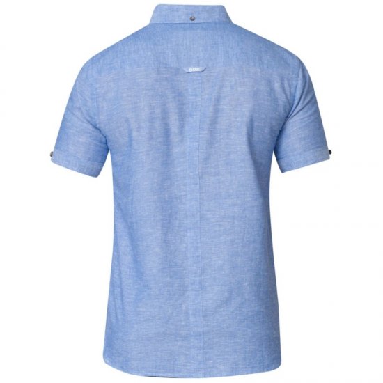 D555 Eric Linen Short Sleeve Shirt - Hemden - Overhemden Grote Maten Heren