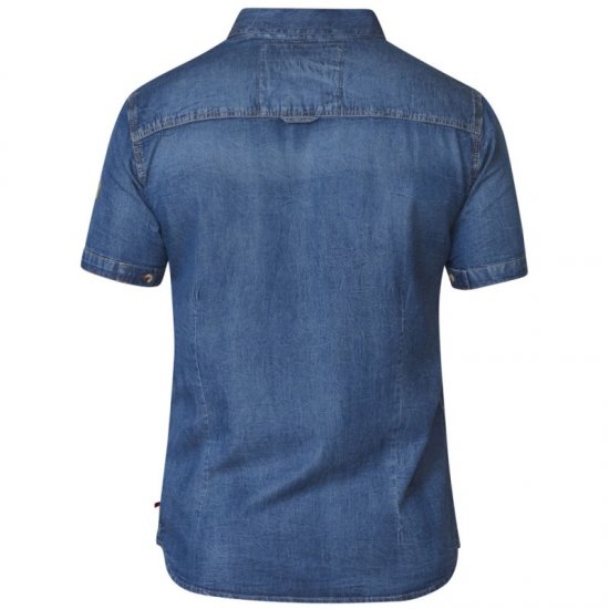 D555 Mike Denim Shirt - Hemden - Overhemden Grote Maten Heren