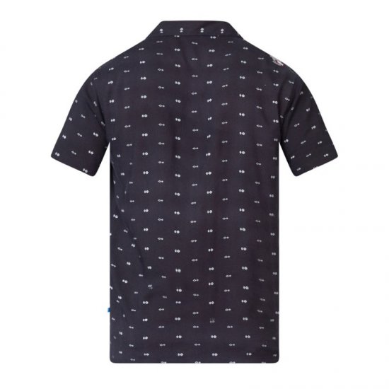 D555 Luciano Bowling Shirt Black - Hemden - Overhemden Grote Maten Heren