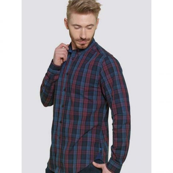 D555 Enderby Long Sleeve Shirt - Hemden - Overhemden Grote Maten Heren