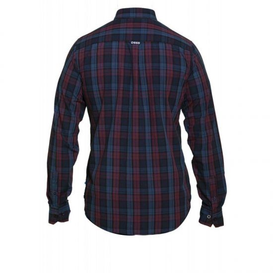 D555 Enderby Long Sleeve Shirt - Hemden - Overhemden Grote Maten Heren