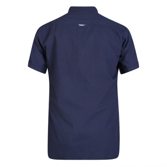 D555 Wesson Shirt Navy - Hemden - Overhemden Grote Maten Heren