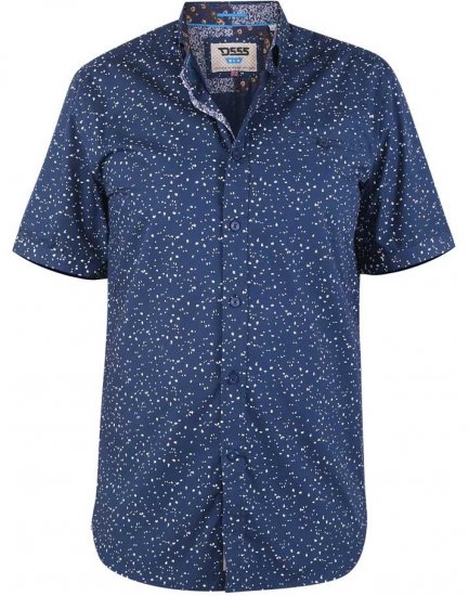 D555 FINDON Print Shirt - Hemden - Overhemden Grote Maten Heren