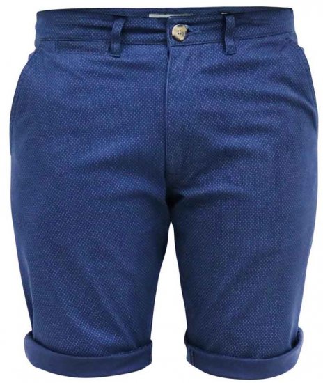 D555 Warren Ao Printed Stretch Chino Shorts - Shorts - Grote Maten Korte Broeken Heren
