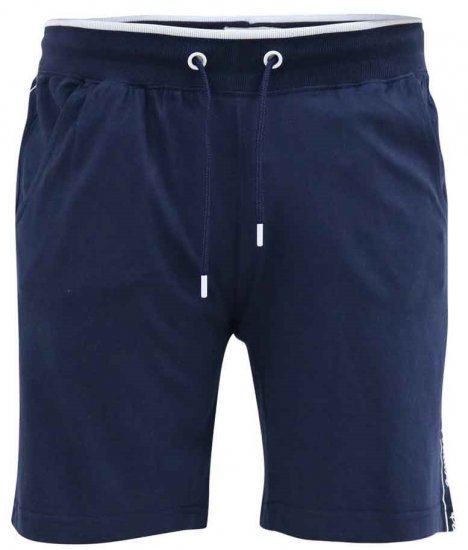 D555 Brantham Couture Elasticated Waistband Shorts Navy - Joggingbroeken & shorts - Joggingbroeken & Shorts Heren Grote Maten