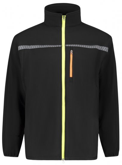 Adamo 109130 Werk Softshelljas Zwart - Werkkleding - Werkkleding Grote Maten Heren