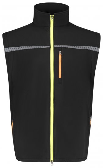 Adamo 109134 Softshellbodywarmer Zwart - Werkkleding - Werkkleding Grote Maten Heren