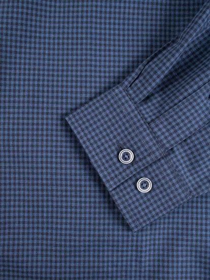 D555 Melbourne Gingham Check Long Sleeve Button Down Shirt - Hemden - Overhemden Grote Maten Heren