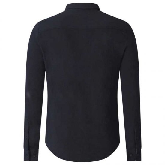 D555 Donnie Long Sleeve Jersey Shirt Black - Hemden - Overhemden Grote Maten Heren