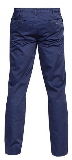 D555 Basilio Pants with elasticated waist Navy - Jeans & broeken - Jeans & Broeken Grote Maten Heren
