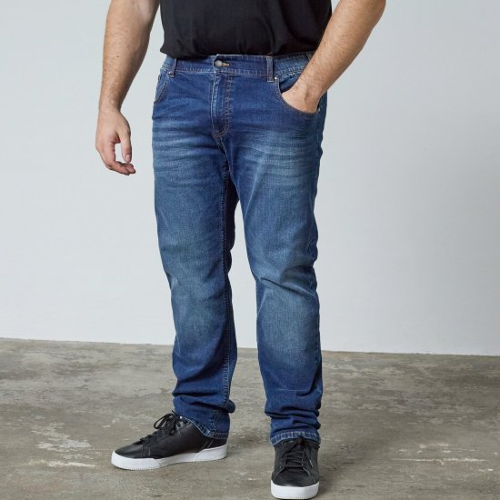 North Latitude Jeans Jack Navy Blue - Jassen - Grote Maten Herenjassen