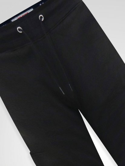 D555 Dexter 1 Cargo Jogger With Bear Embroidery TALL Zwart - TALL joggingbroeken - Joggingbroeken met TALL-pasvorm