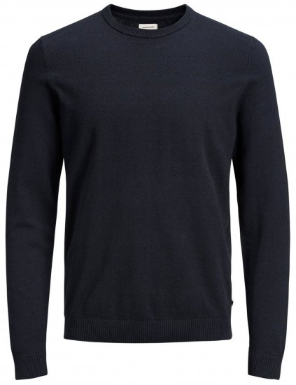 Jack & Jones Crew neck Knitted Sweater Navy - Sweaters & hoodies - Sweaters & Hoodies Grote Maten Heren