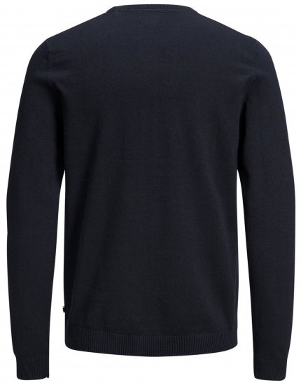 Jack & Jones Crew neck Knitted Sweater Navy - Sweaters & hoodies - Sweaters & Hoodies Grote Maten Heren