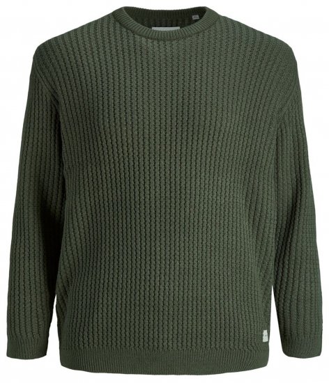 Jack & Jones JCOBRANDON Knit Forest - Sweaters & hoodies - Sweaters & Hoodies Grote Maten Heren