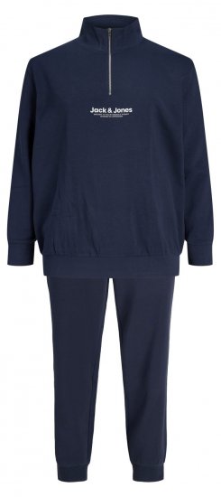 Jack & Jones Vesterbro trainingspak navyblauw - Sweaters & hoodies - Sweaters & Hoodies Grote Maten Heren