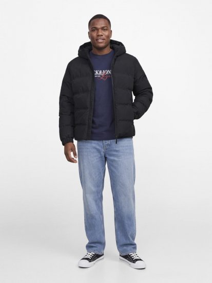 Jack & Jones Sage Pufferjas Zwart - Jassen - Grote Maten Herenjassen