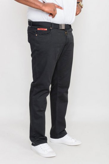 Duke Mario Bedford cord-pants Black TALL SIZES - HERENKLEDING MT-6XLT - Tall Kleding Heren