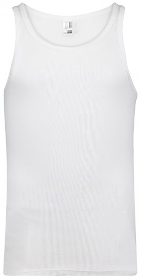 Adamo Prestige Double Ribbed Undershirt White - Ondergoed & zwem - Grote Maten Ondergoed Heren