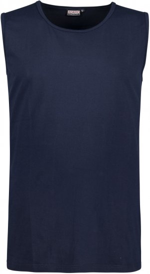 Adamo Rod Comfort Fit Tank Top Navy - T-shirts - Grote Maten T-shirts Heren