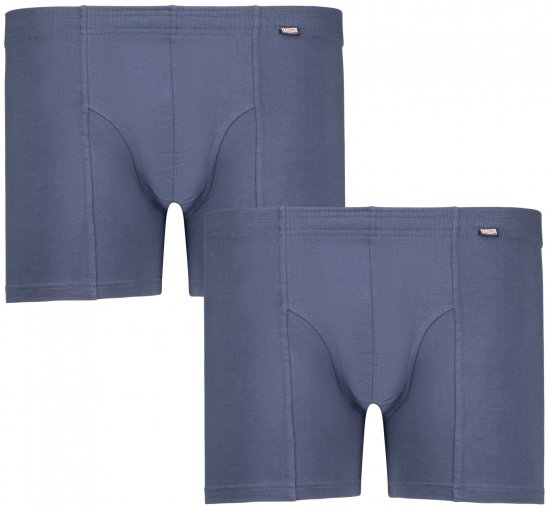 Adamo Jack Boxer shorts 2-pack Denim Blue - Ondergoed & Zwem - Grote Maten Ondergoed Heren