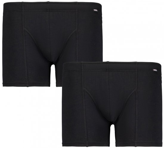 Adamo Jack Boxer shorts 2-pack Black - Ondergoed & Zwem - Grote Maten Ondergoed Heren