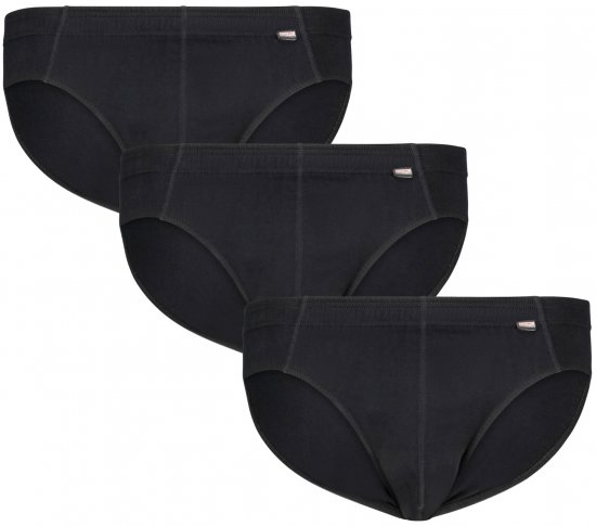 Adamo Ian Briefs 3-pack Black - Ondergoed & Zwem - Grote Maten Ondergoed Heren