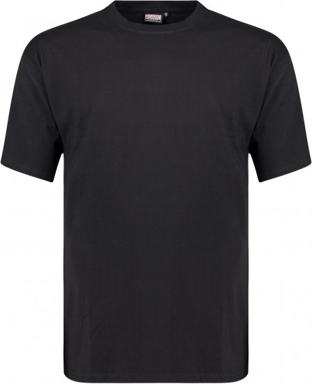Adamo Bud Regular fit Heavy weight T-shirt Black - T-shirts - Grote Maten T-shirts Heren