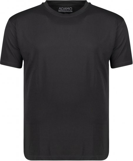 Adamo Kevin Regular fit T-shirt Black - T-shirts - Grote Maten T-shirts Heren