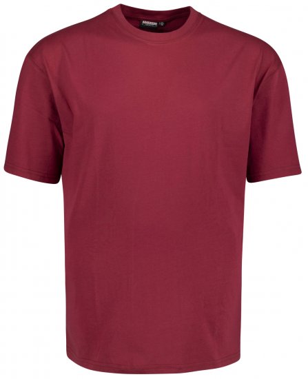 Adamo Magic T-shirt Burgundy TALL SIZES - HERENKLEDING MT-6XLT - Tall Kleding Heren