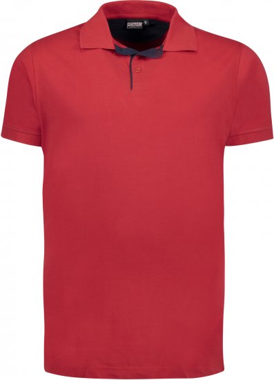 Adamo Pablo Comfort fit Polo Shirt Red - Polo shirts - Grote Maten Poloshirts Heren