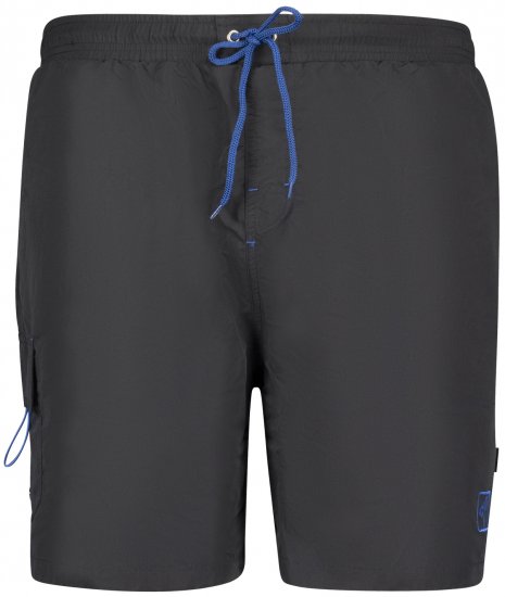 Adamo Kuba Cargo Swimshorts Black - Ondergoed & zwem - Grote Maten Ondergoed Heren