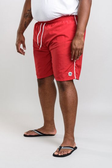 D555 Yarrow Swimshorts Red - Ondergoed & zwem - Grote Maten Ondergoed Heren