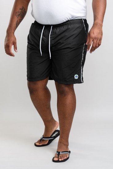 D555 Yarrow Swimshorts Black - Ondergoed & zwem - Grote Maten Ondergoed Heren