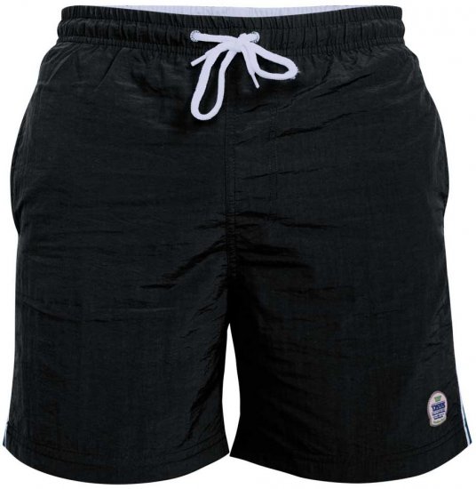 D555 Yarrow Swimshorts Black - Ondergoed & Zwem - Grote Maten Ondergoed Heren