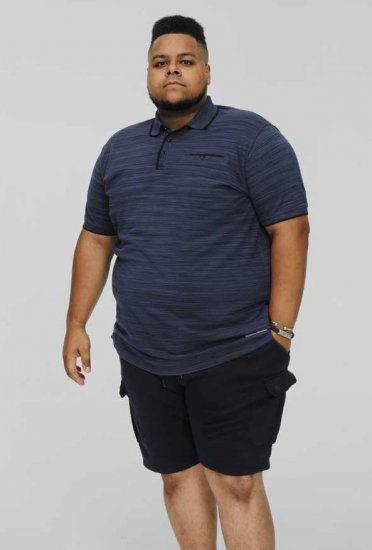 D555 FOXLEY Pique Reno Polo Navy - Polo shirts - Grote Maten Poloshirts Heren