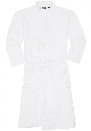 Adamo Joey Bathrobe White - Ondergoed & zwem - Grote Maten Ondergoed Heren